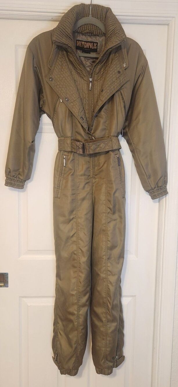 Women's Metropolis By Couloir Snow Suit Ski Green Size 2 Small Insulated Jacket